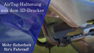 Apple Airtag Halterung für's Fahrrad aus dem 3D-Drucker - kettentreter's Test feat. Gadget-Gott.de