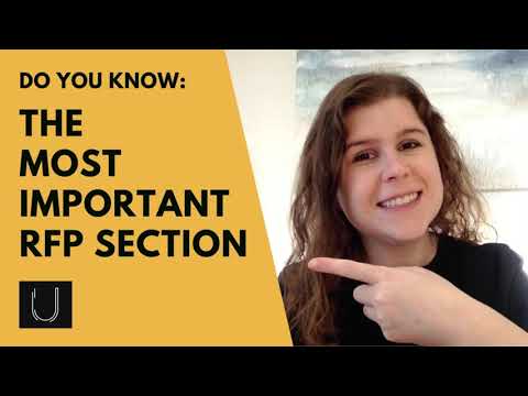 The Most Important RFP Section