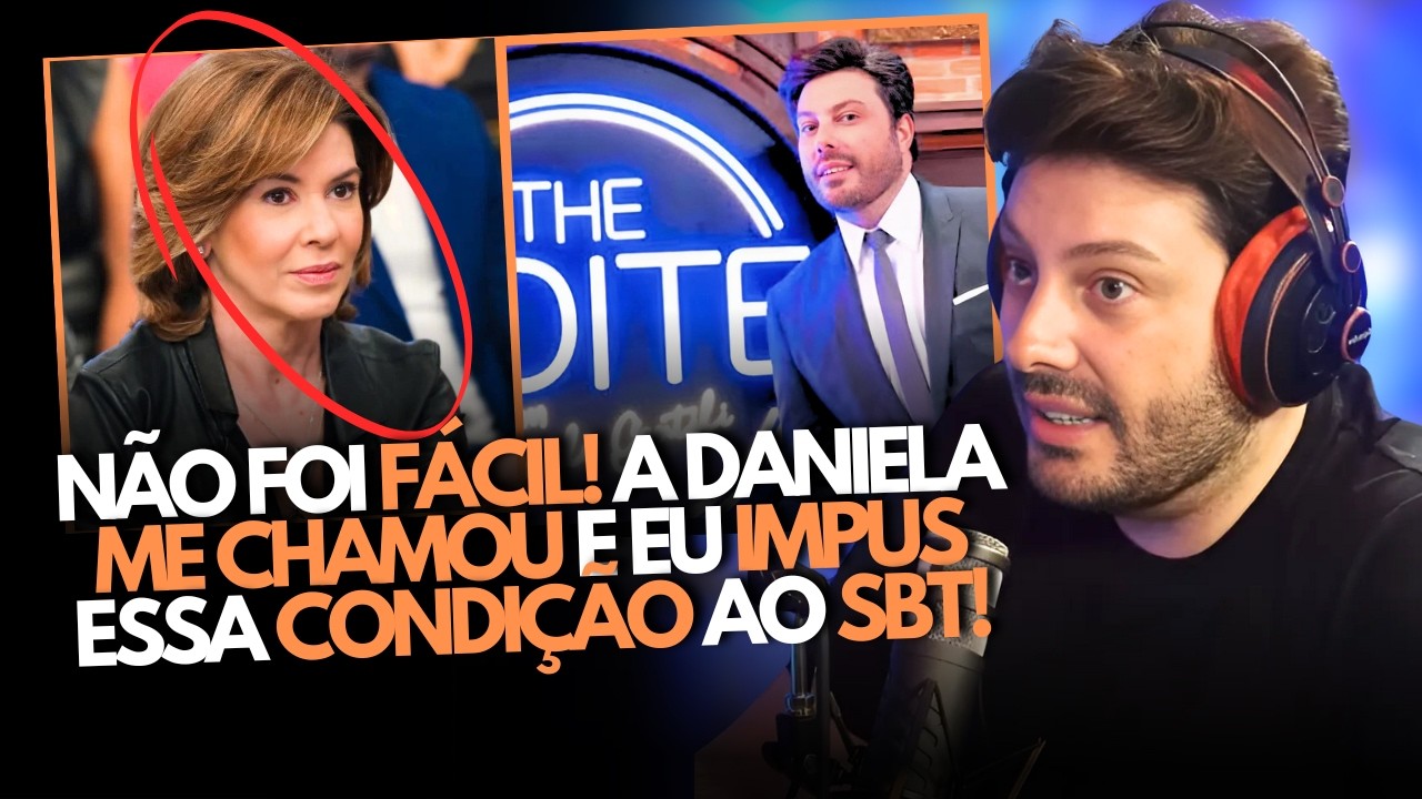 DANILO GENTILI REVELA BASTIDORES DO SEU PROGRAMA E CHOCA APRESENTADOR