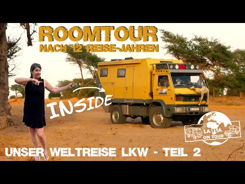 LEBEN IM EXPEDITIONSMOBIL – Roomtour Allrad LKW MAN G90 Teil 2