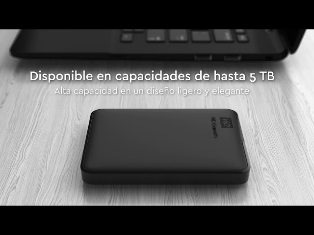 WD Elements 5 To 2,5" USB 3.0 video