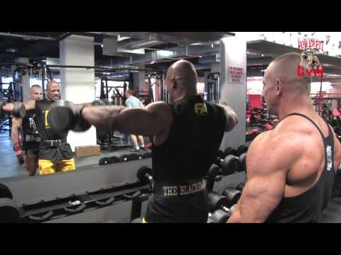 Sami Al Haddad i Jakub Potocki - trening barków w Power Pit Gym Gdańsk cz.1