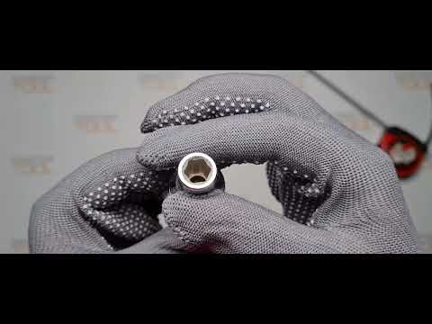 Головка торцевая 6-гранная 1/2" 8 мм, длина 38 мм YATO (YT-1201)