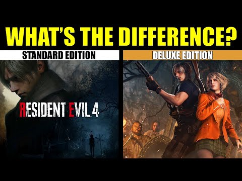 Resident Evil 4 Remake Standard vs Deluxe Edition