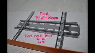 How to FIXED WALL MOUNT for (LCD & LED) TV / SUPER Easy Way