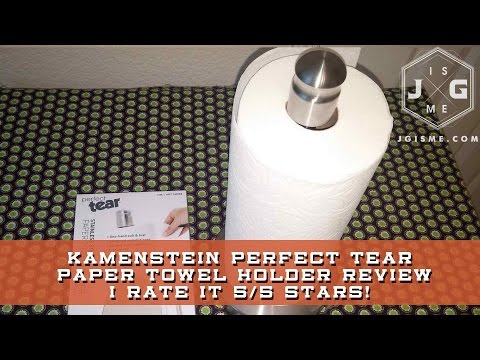 Kamenstein Perfect Tear Paper Towel Holder Review | Stainless Steel & Works!