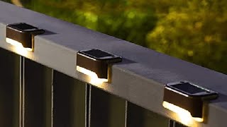 SOLPEX Solar Step Lights 4 Pack, Solar Outdoor Lights Review, Easy to maintain, easy to use and supe