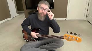Video thumbnail for New bass day! Fender American professional II precision bass by DarrenLikesDanger