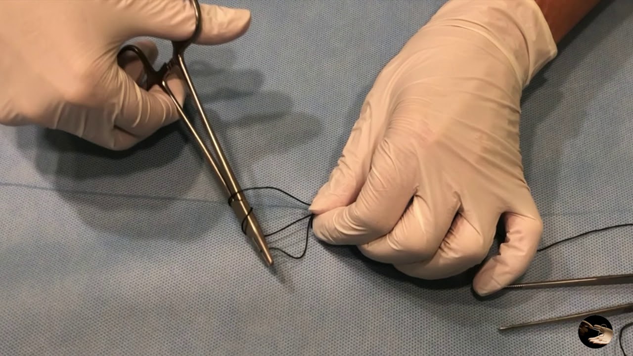 Watch Anudado de suturas con portaagujas Now Anudado de suturas con portaagujas
