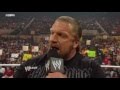 Raw Raw Triple H Returns To Raw And Addresses Kevin Nash