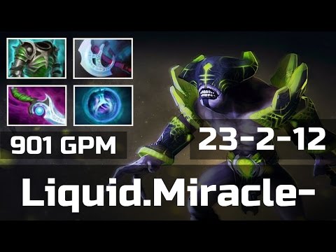 Liquid.Miracle • Faceless Void • 23-2 — Pro MMR Gameplay Dota 2