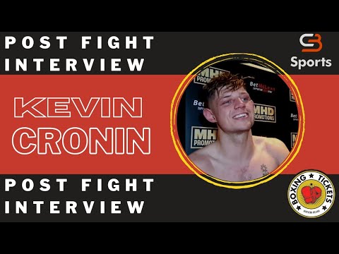 Kevin Cronin: Slow start cost me 3 rounds, much respect to Jamie, rematch for Irish title?