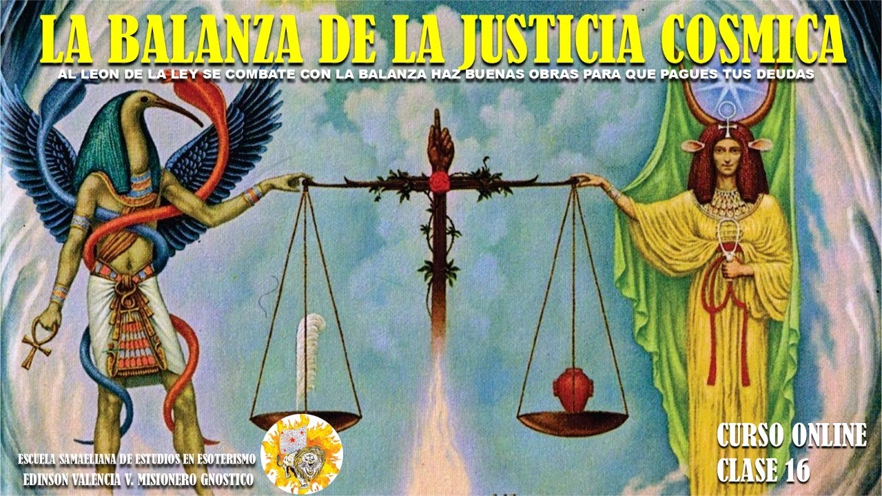 LA BALANZA DE LA JUSTICIA CÓSMICA - AL LEÓN DE LA LEY SE COMBATE CON LA BALANZA