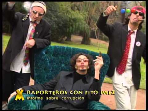 Raporteros con Fito Paez, Informe sobre Corrupción - Video Match 1997