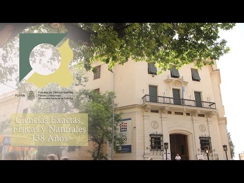 138 AÑOS│ FACULTAD DE CIENCIAS EXACTAS FISICAS Y NATURALES
