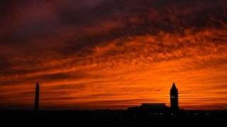 Washington DC - September 21, 2016 - 4K Spectacular Sunset Time Lapse