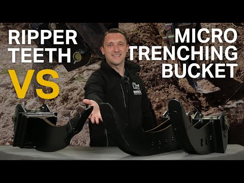 RIPPER TOOTH VS MICRO TRENCHING BUCKET - Common misuses?!
