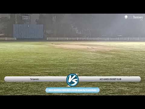 The Supersonics vs ACC-ASHES CRICKET CLUB Live Cricket Match | EVENTENEURS UNIQUE WINTER CUP Edition