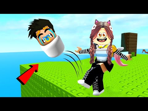 Bebek Oldum! Aybüke ile Yolun Sonuna Kadar Gittim !! 😂 ROBLOX