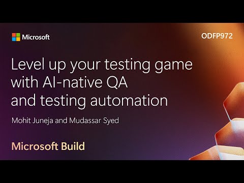 Level up your testing game with AI-native QA and testing automation | ODFP972
