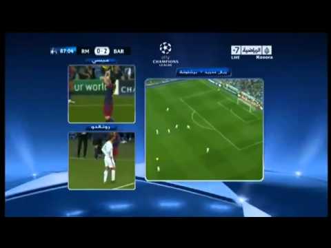 Ronaldo's reaction to Messi 2nd goal vs Real Madrid   YouTube2