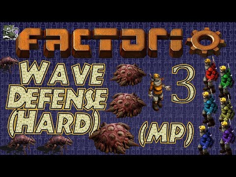 Factorio [0.17] | Multiplayer Wave Defense (Hard) Ep. 3 | Fancy
