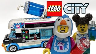 LEGO City Penguin Slushy Van Review! 2023 set 60384! by just2good