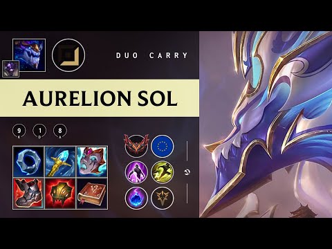 Aurelion Sol Carry vs Ezreal - EUW Grandmaster Patch 25.24