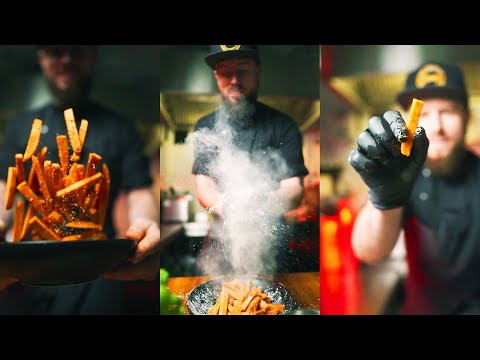 EPIC HANDHELD FAST FOOD VIDEO B ROLL - with behind the scenes