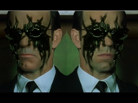 Agent Smith converts the Oracle into Patrick Stewart (Deepfake)