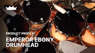 Video thumbnail for Emperor Ebony Drumhead | Remo by Remo Inc.