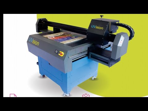 Uvision flatbed printer, for printing