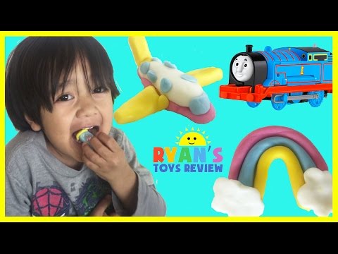 Japanese Candy for kid with Thomas and Friends Toy Trains Video