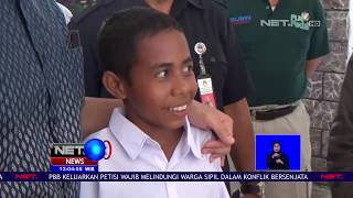Usai Viral,Bocah Panjat Tiang Bendera Langsung Diundang Jokowi-NET12
