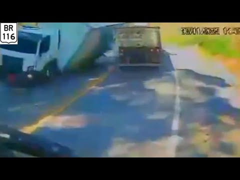 Acidente na BR 116 em Manhuaçu MG.