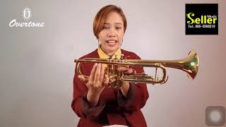 ทรัมเป็ต Overtone Trumpet OTP-101G ราคา 6,800.- ทรัมเป็ต Overtone Trumpet OTP-101G ราคา 6,800.-