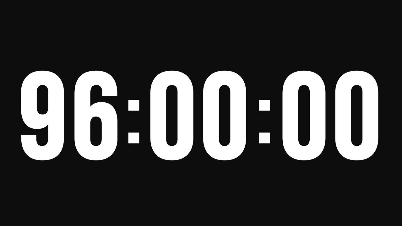 96 Hour Timer