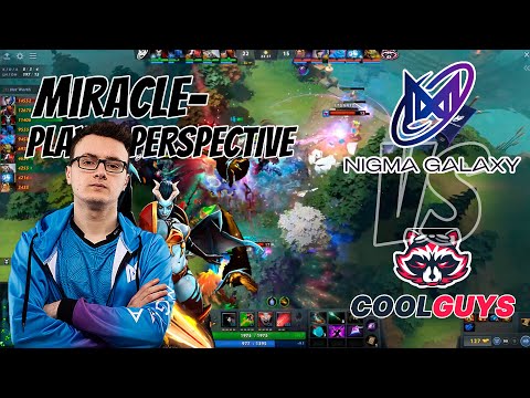 NGX.MIRACLE- [Queen of Pain] PLAYER PERSPECTIVE NIGMA GALAXY VS Coolguys | DPC WEU 2021/22 #miracle