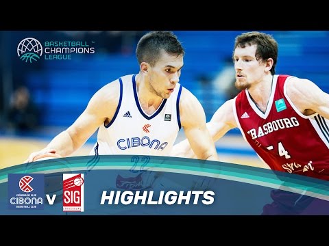 Cibona v SIG Strasbourg - Highlights - Basketball Champions League