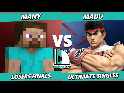 Delfino Jam LOSERS FINALS - Many (Steve) Vs. Mauu (Ryu) Smash Ultimate - SSBU