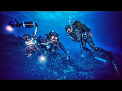 Tauchgang auf 26m Tiefe: Rochen + Unterwasserhöhle gefunden
