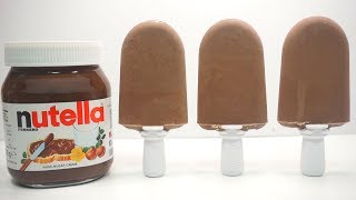 מתכון לגלידת נוטלה על מקל