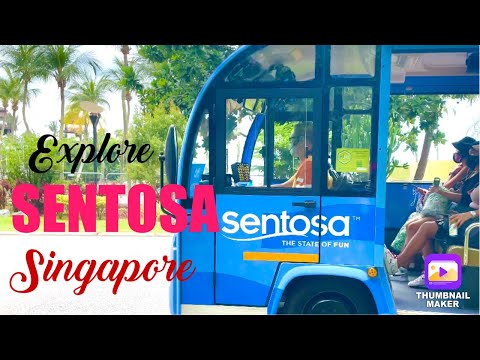 EXPLORE A ILHA DE SINGAPURA SENTOSA || ÔNIBUS GRATUITO PARA ENTRAR