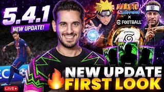 NEW UPDATE + NARUTO COLLAB?! 🔥 eFootball 5.4.1 LIVE PACK OPENING 🎁 FIRST LOOK 😳