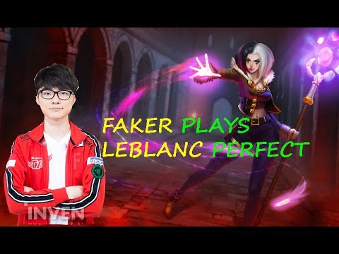 Faker plays game of the most world,Faker Leblanc Montage || Best Leblanc Plays
