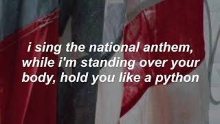 national anthem // lana del rey