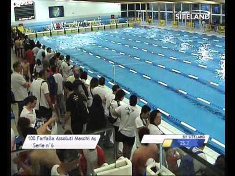 Serie 6 dei 100 Farfalla  Assoluti M Agonisti - 7 Meeting City of Lignano