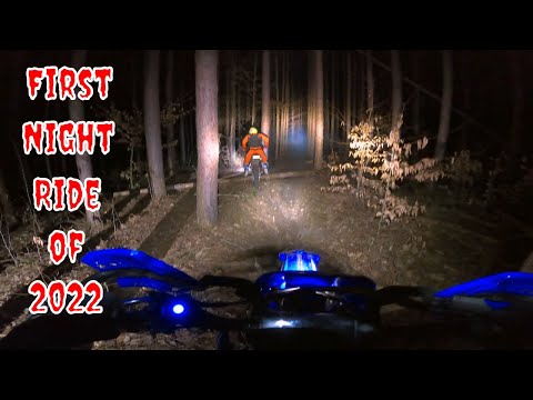 First Dirt Bike Night Ride, on my 2022 Yamaha YZ250FX | Baja Designs Headlight