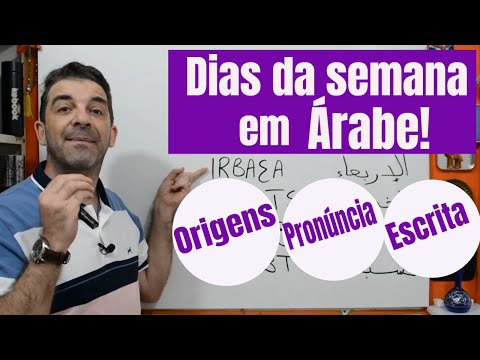 Dias da semana em Árabe - Origens, pronúncia e escrita!