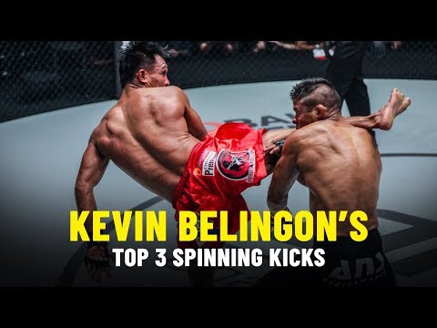 Kevin Belingon’s Spinning Back Kicks | ONE Highlights